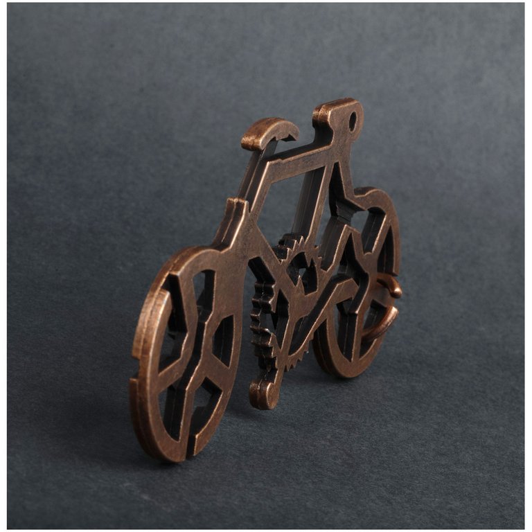 Головоломка из металла "Велосипед" ТРИ СОВЫ