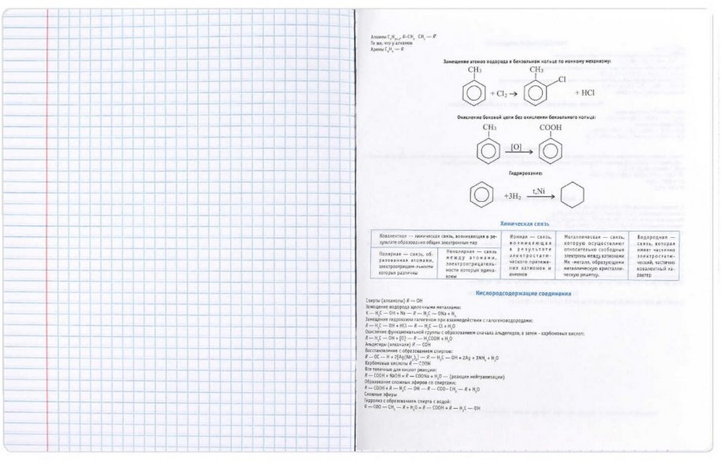 Тетрадь 48 лист кл. А5+ на скрепке, со справ. мат-ом "ФРАЗЫ С ХАРАКТЕРОМ. ХИМИЯ"