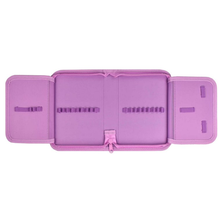 Пенал 1 отд. 2 откид. планки для девочки Феникс+ "Балерина" 13.3x20x3.5 см, полиэстер