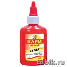 Клей ПВА  65 гр Луч Супер, морозостойкий
