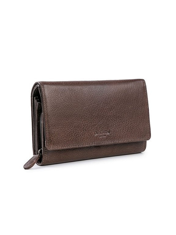 Портмоне Dr.Koffer нат. кожа, коричневый