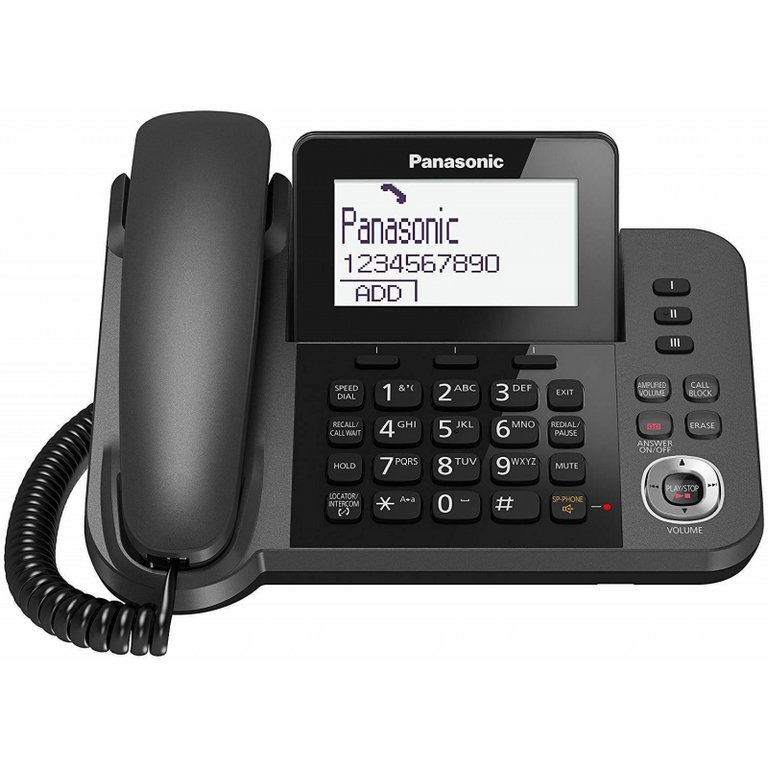 Телефон Panasonic KX-TGF310RUM беспроводной, цвет черный