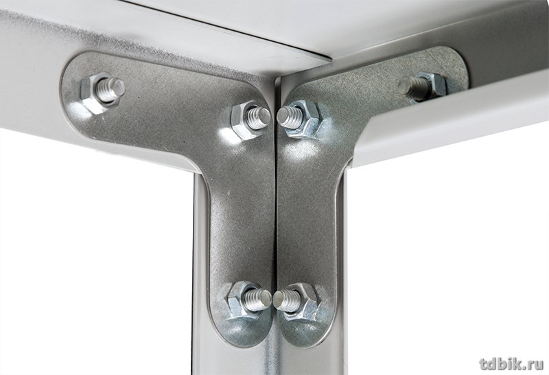 Крепеж стойки МS Standart (уголки 4шт, подпятник 1шт, болты 8шт, гайки 8шт)