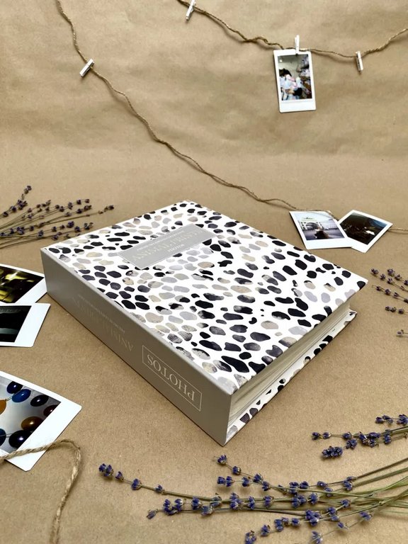 Фотоальбом 200 фото 10*15см "animal print. Шкурки 2" 23,5*17 см обложка картон, ПП карман