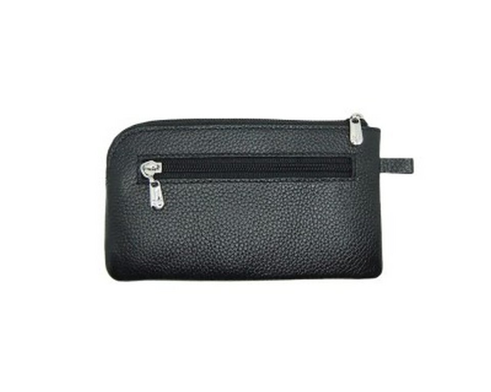 Футляр для ключей Вудроу из нат.кожи,черный