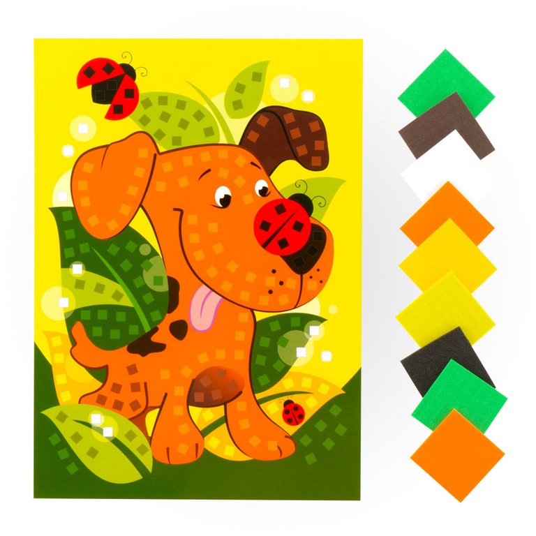 Аппликация из ЭВА "Собачка" А4 Lori