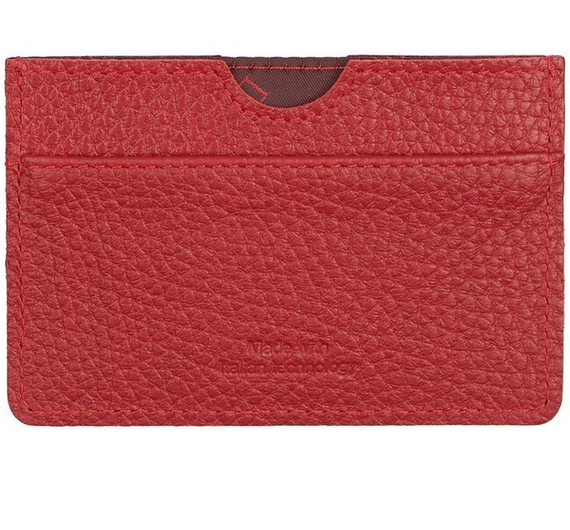 Картхолдер D.Morelli "Монтана" нат.кожа, цв. красный