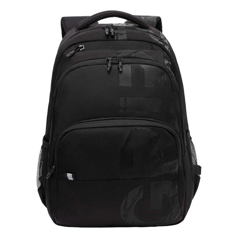 Рюкзак молодежный мужской Grizzly 45*32*23 см., черный