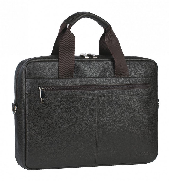 Сумка мужская Franchesco Mariscotti 36*28*7см натур. кожа Леванта, коричневая