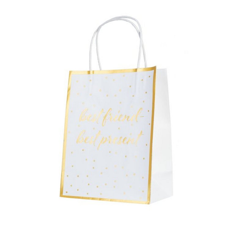Пакет бумажный 18*23см крафт "Best friend"