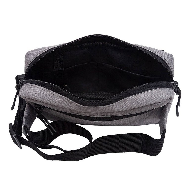 Сумка поясная Grizzly 20*11*5,5 см серая