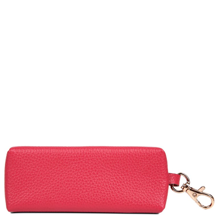 Футляр для ключей FABRETTI нат. кожа, 13х2,5х5,5 см, коралловый