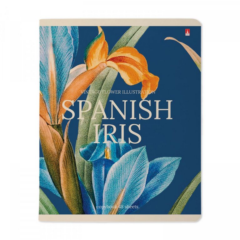 Тетрадь 48 лист кл. А5 на скрепке "ЦВЕТЫ. ФЕЕРИЯ NEW"  5 ВИДОВ