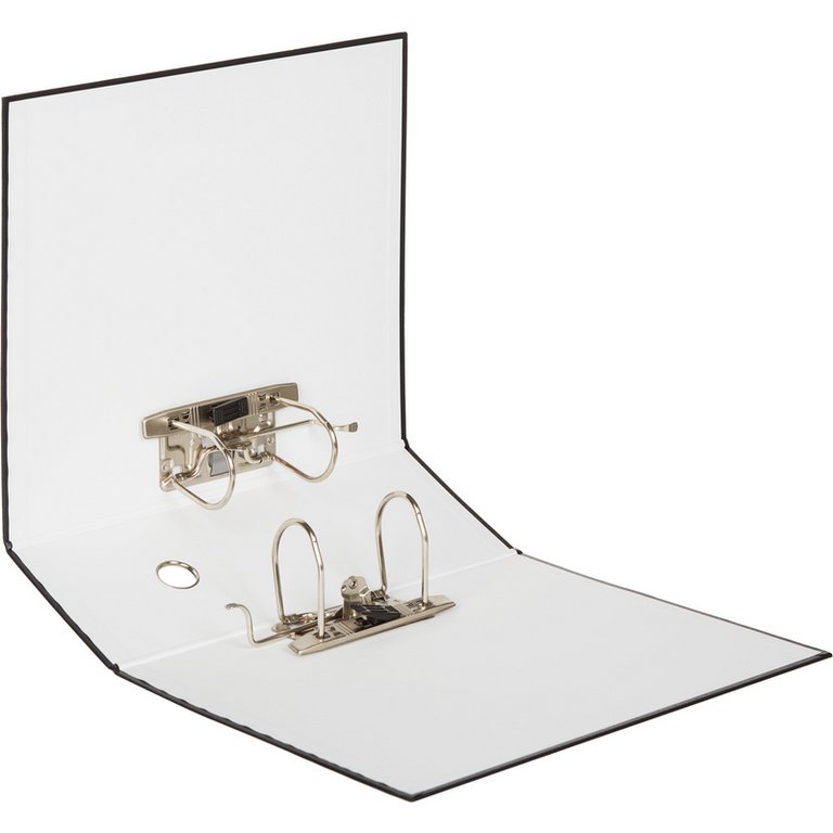 Папка-регистратор А4 125мм Attache с двумя арочными механизмами, черная