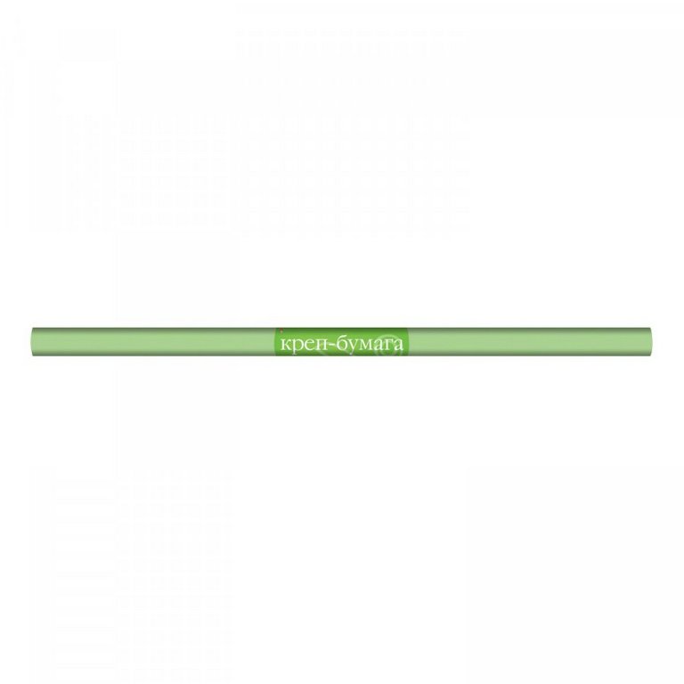 Бумага креповая 50*250 пастель салатовая, в рулоне, Альт