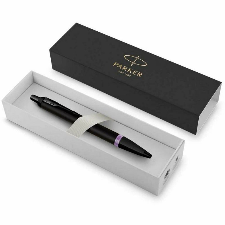 Ручка шариковая Parker IM Professionals Amethyst Purple BT синяя, 1,0мм