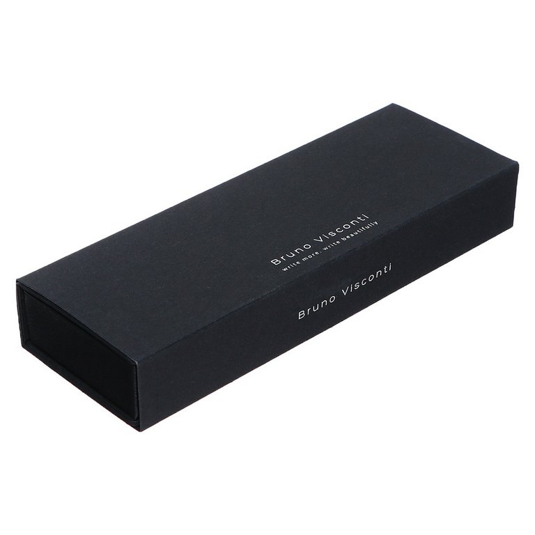 Ручка шариковая Bruno Visconti "Portofino" в футляре (кожзам) чер. корпус, синяя 1,0мм (ст.99мм)