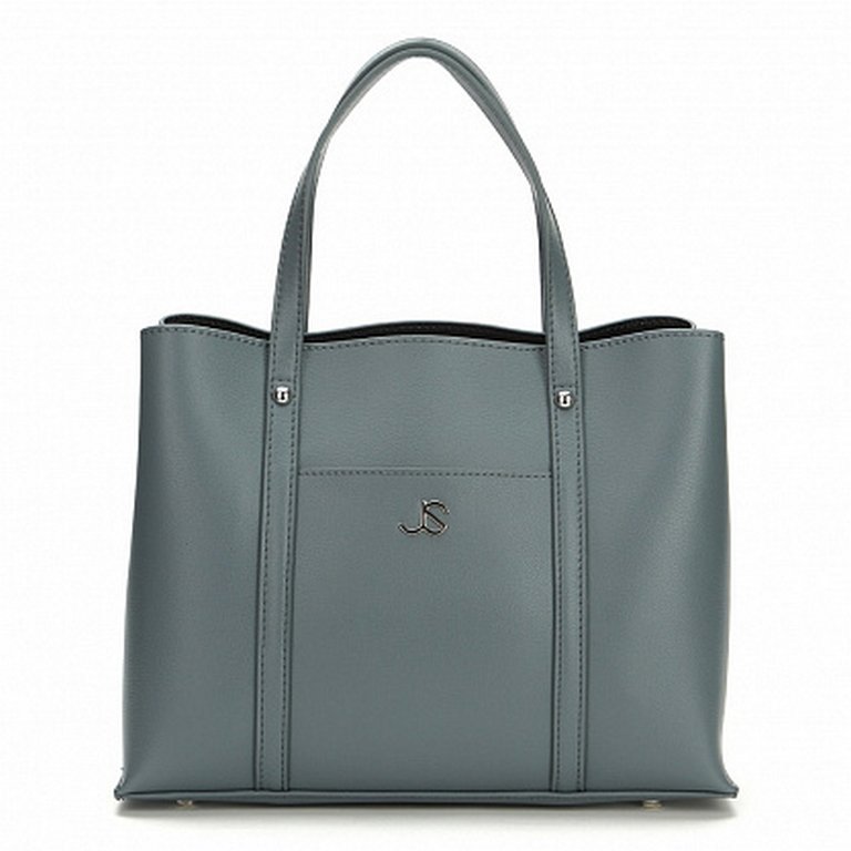 Сумка женская Jane's Story синяя, нат. кожа