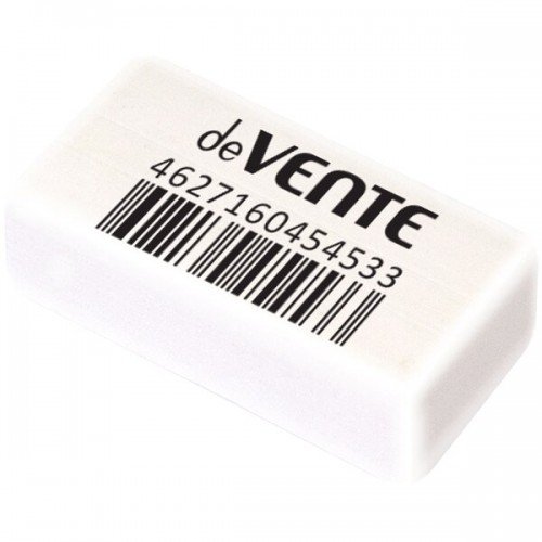 Ластик deVENTE "Box" 31*13*9 мм белый