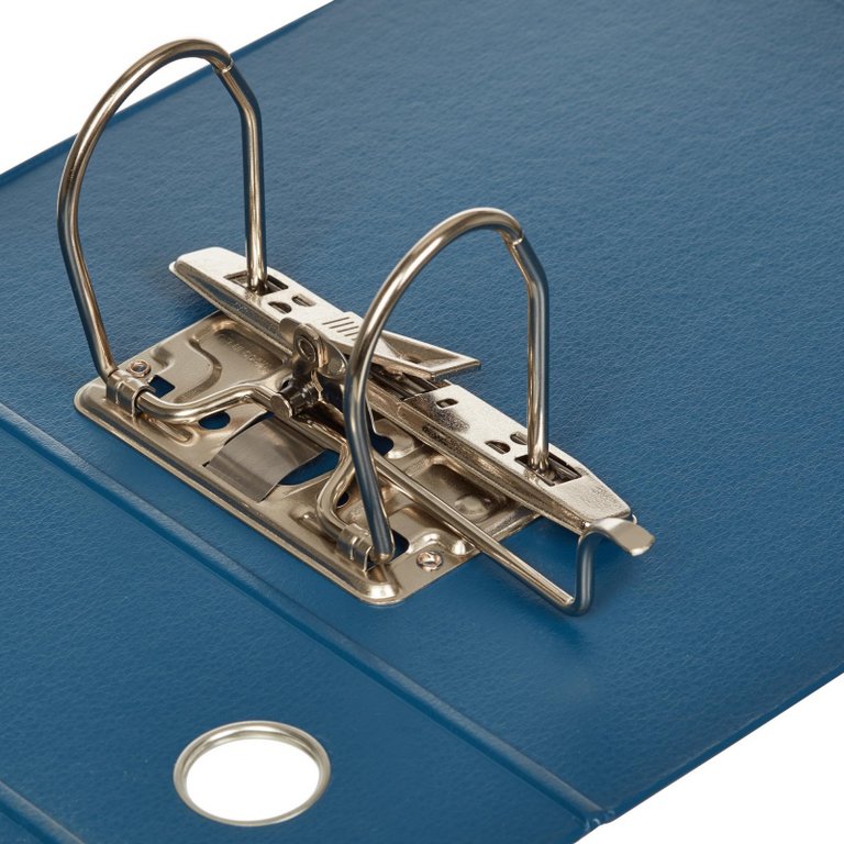 Папка-регистратор А5 70мм Bantex вертик. картон в пленке ПВХ, темно-синяя