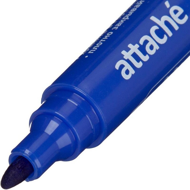 Маркер для флипчарта Attache 2-3мм синий круг.