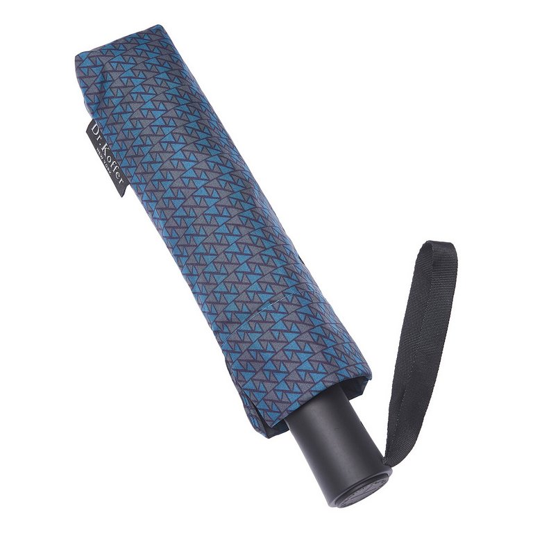 Зонт мужской автомат Dr.Koffer диаметр купола 105 см,  цвет синий