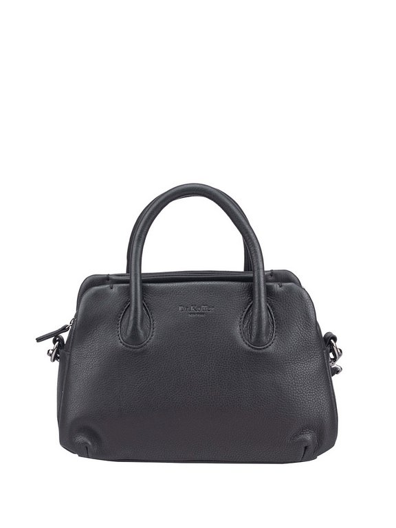 Сумка женская Dr.Koffer 28х19х13см см, нат.кожа черная