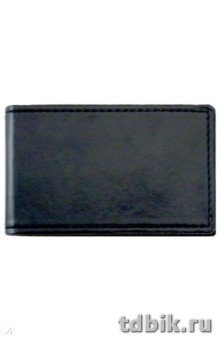 Визитница Hatber "SARIF" 7*11,2см на 12 визиток, черная