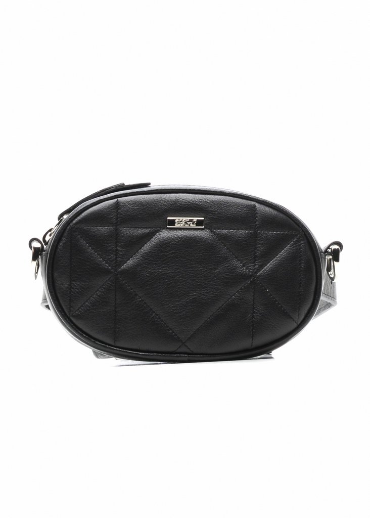 Сумка поясная D.Morelli, нат. кожа "Шарм" черная