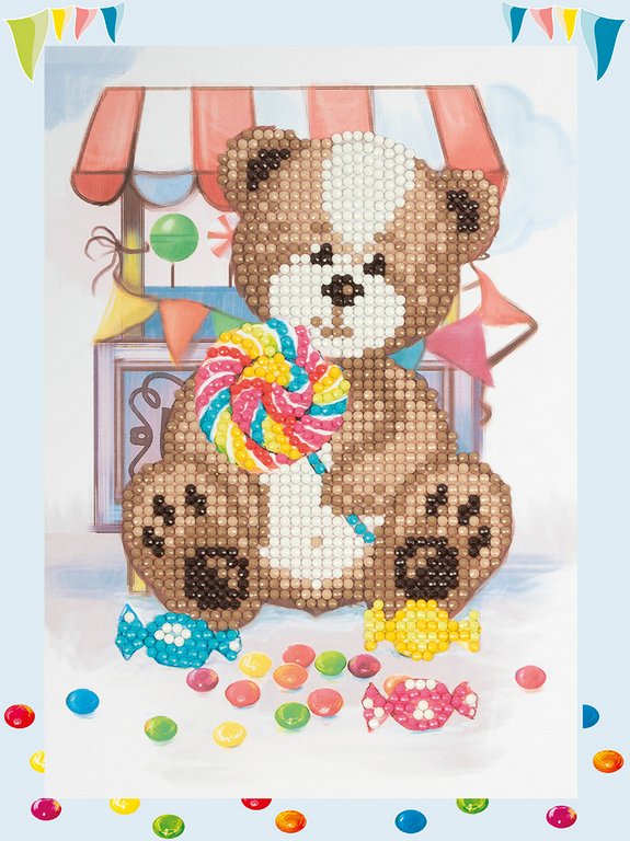 Алмазная мозаика 14*19,5см "Праздник сладкоежки" ФРЕЯ