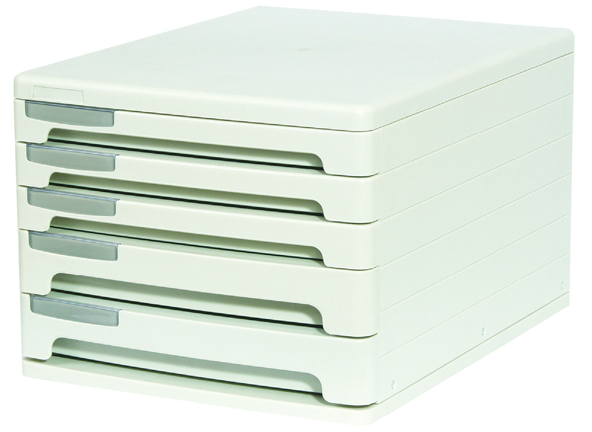 Ящик для бумаг с 5-ю выдвижными лотками Erich Krause