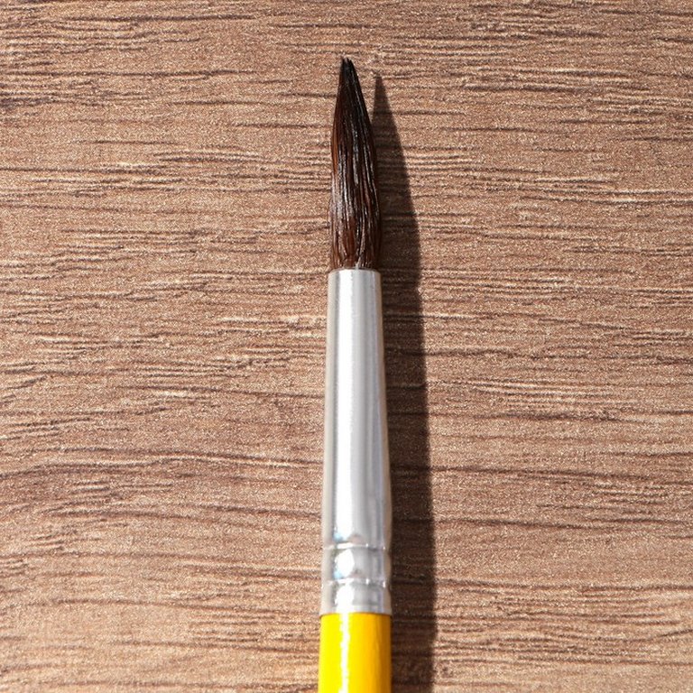 Кисти в наборе  6 шт (белка круглые №1,2,3,4,5,6)