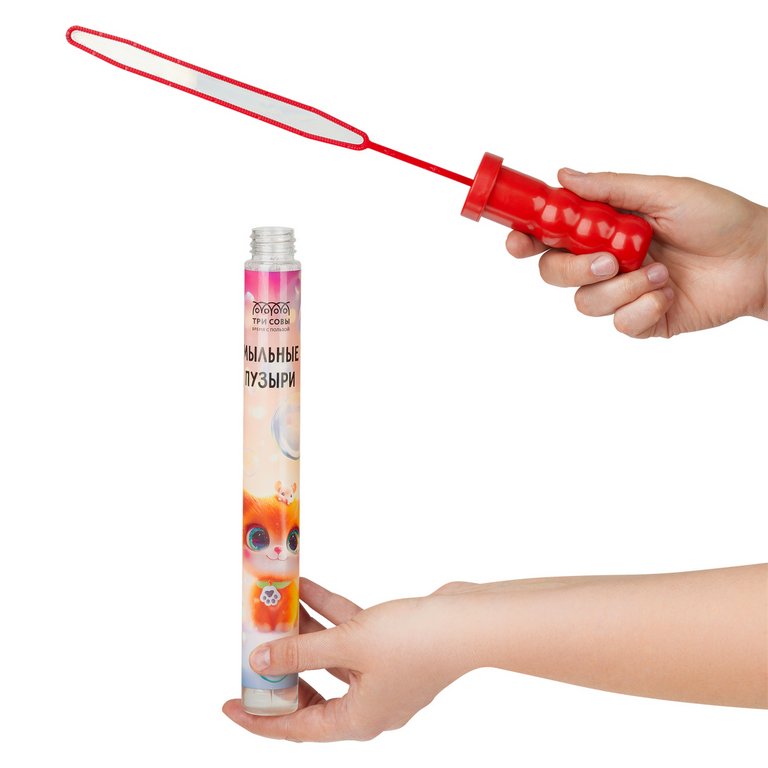 Пузыри мыльные 200мл. ТРИ СОВЫ "Котенок" ассорти