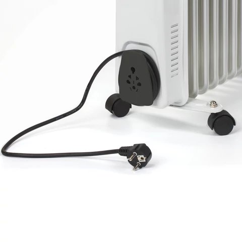 Обогреватель масляный SONNEN DFS-11 2500Вт, 11 секций, белый