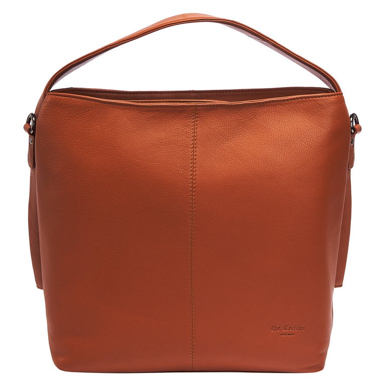 Сумка женская Dr.Koffer 29х30х10см см, нат.кожа коричневая