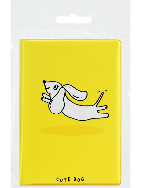 Обложка для паспорта MILAND "Веселая собачка" ПВХ