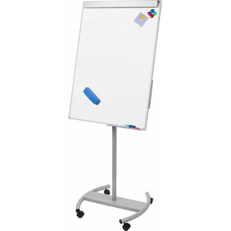 Доска-флипчарт на роликах 700*1000 мм, магнитно-маркерная Attache