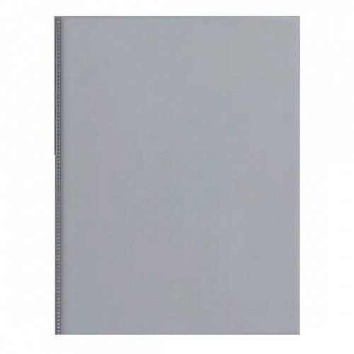 Папка на 4-х кольцах А5 ПВХ серый ДПС