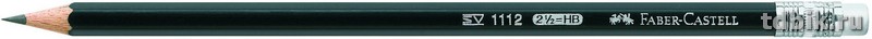 Карандаш ч/г HB Faber-Castell 1112 с ластиком