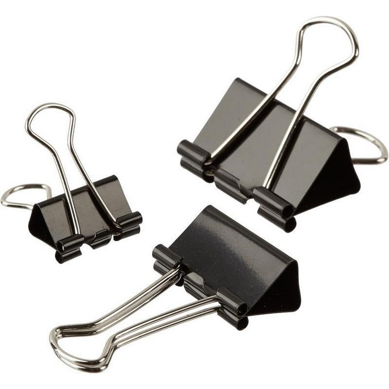 Зажим для бумаг 32 мм черный