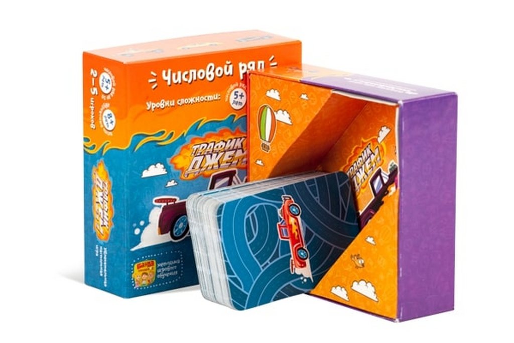 Игра обучающая  Счет "Трафик-джем" 5/8+ 2-5 игроков БАНДА умников