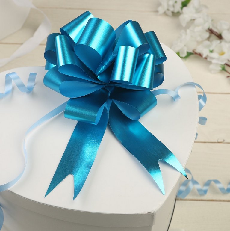 Бант Шар 30мм голубой