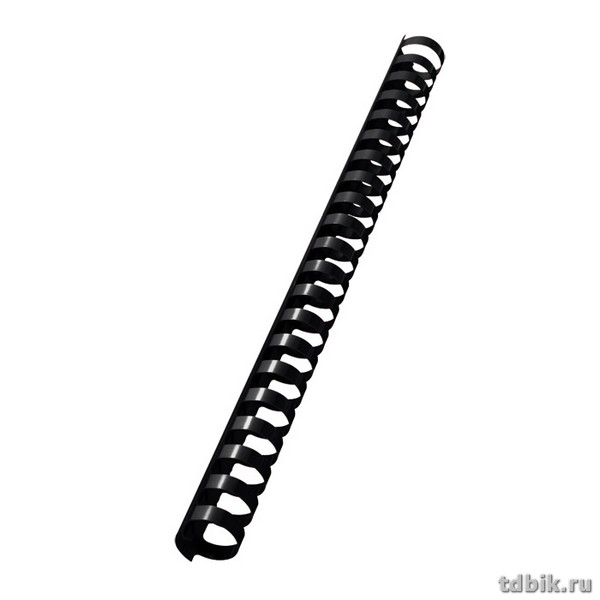 Гребенки пласт. d = 14 mm (черные) 100 шт/уп (110 листов)