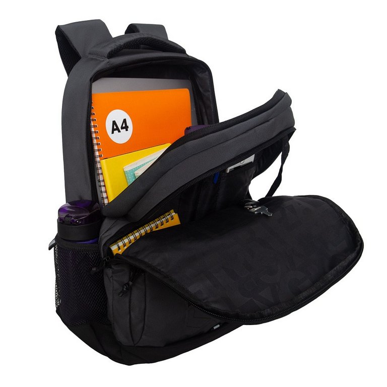 Рюкзак молодежный мужской Grizzly 47*32*17 см., серый