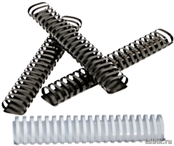 Гребенки пласт. d = 51 mm (бел) 50 шт/уп (500 листов)