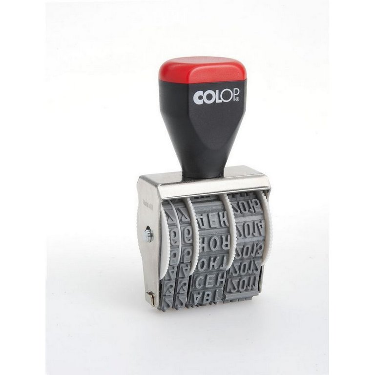 Датер ленточный 9 мм Colop, месяц буквами