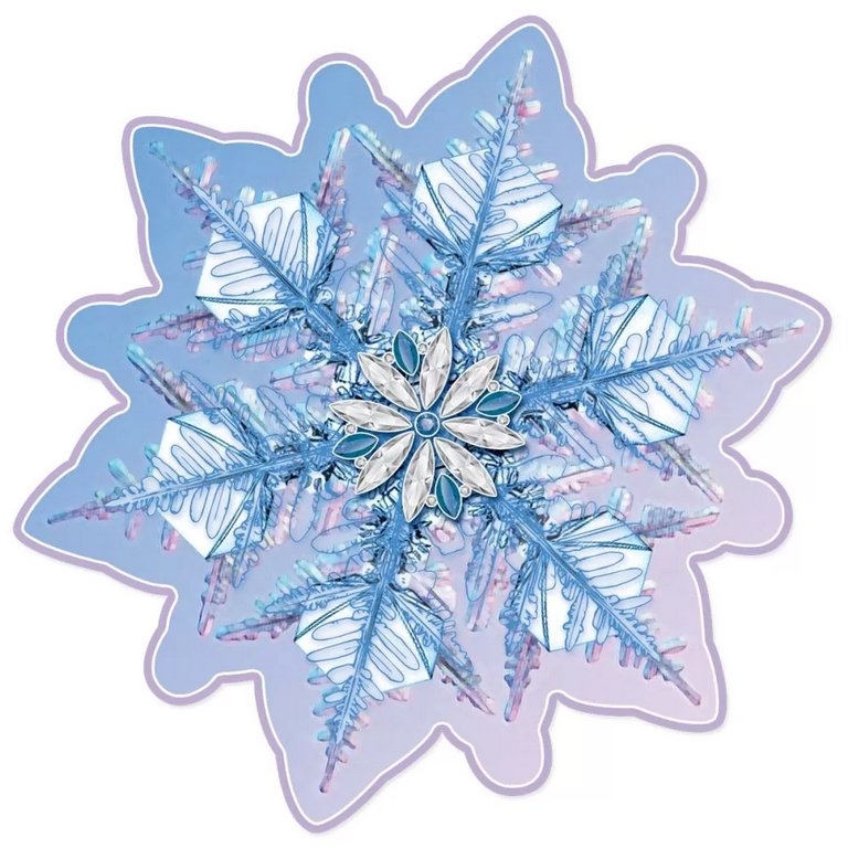 Украшение "Снежинка" А6