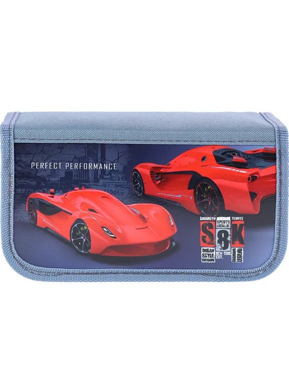 Пенал 3 отд. для мальчика Profit "Невероятный гиперкар" 190*105 (ламинир.картон)