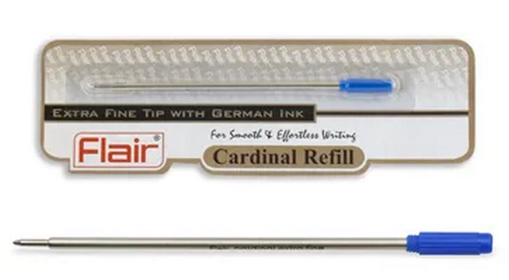 Стержень шариковый 116мм Flair для поворотных ручек, метал., синий 1 мм