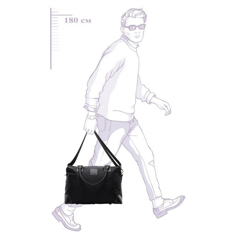 Сумка дорожная Mistral большая, цвет черный, текстиль